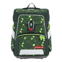 Školská aktovka Step by Step SPACE SHINE, Dino Night Tyro - 5-dielny set, AGR certifikát