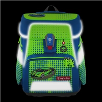 Školská aktovka Step by Step SPACE NEON, Race Car Chuck - 5-dielny set, AGR certifikát