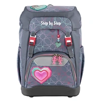 Školský ruksak Step by Step GRADE Glitter Heart Hazle, AGR  certifikát