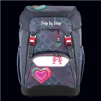 Školský ruksak Step by Step GRADE Glitter Heart Hazle, AGR  certifikát