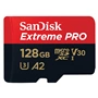 SanDisk Extreme PRO microSDXC 128 GB + SD Adapter 200 MB/s & 90 MB/s  A2 C10 V30 UHS-I U3