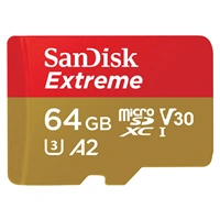 SanDisk Extreme microSDXC 64GB pre akčné kamery + SD Adapter 170 MB/s & 80 MB/s, A2 C10 V30 UHS-I U3