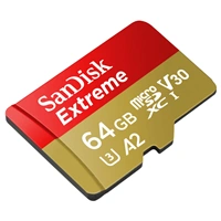 SanDisk Extreme microSDXC 64GB pre akčné kamery + SD Adapter 170 MB/s & 80 MB/s, A2 C10 V30 UHS-I U3