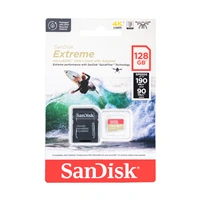SanDisk Extreme microSDXC 128 GB pre akčné kamery + SD Adapter 190MB/s & 90MB/s, A2 C10 V30 UHS-I U3