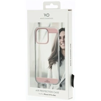 White Diamonds Air Protection, kryt pre Apple iPhone 14 Pro Max, priehľadný/ružový