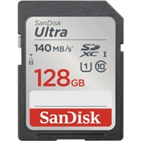 SanDisk Ultra 128 GB SDXC Memory Card 140 MB/s