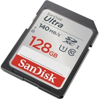 SanDisk Ultra 128 GB SDXC Memory Card 140 MB/s