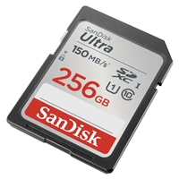 SanDisk Ultra 256 GB SDXC Memory Card 150 MB/s