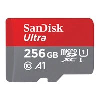 SanDisk Ultra microSDXC 256 GB + SD Adapter 150 MB/s  A1 Class 10 UHS-I