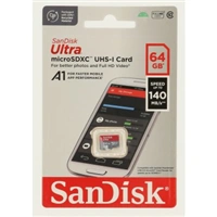 SanDisk Ultra microSDXC 64 GB (A1/UHS-I/Cl.10/140 MB/s)