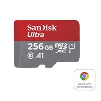 SanDisk Ultra microSDXC card for Chromebooks 256 GB, 150 MB/s, UHS-I, s adaptérom