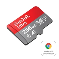 SanDisk Ultra microSDXC card for Chromebooks 256 GB, 150 MB/s, UHS-I, s adaptérom