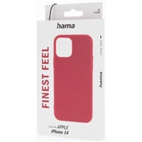 Hama Finest Feel, kryt pre Apple iPhone 14, červený