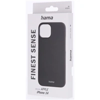 Hama Finest Sense, kryt pre Apple iPhone 14, umelá koža, čierny