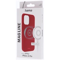 Hama MagCase Finest Feel PRO, kryt pre Apple iPhone 14 Pro, červený