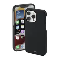 Hama Finest Sense, kryt pre Apple iPhone 14 Pro, umelá koa, ierny