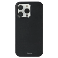 Hama Finest Sense, kryt pre Apple iPhone 14 Pro, umel koa, ierny