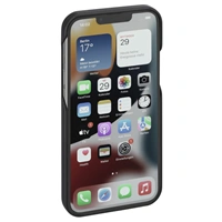 Hama Finest Sense, kryt pre Apple iPhone 14 Pro, umel koa, ierny