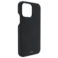 Hama Finest Sense, kryt pre Apple iPhone 14 Pro, umel koa, ierny