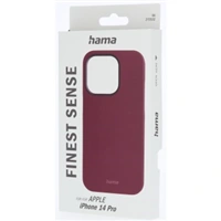 Hama Finest Sense, kryt pre Apple iPhone 14 Pro, umelá koža, bordový