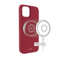 Hama MagCase Finest Feel PRO, kryt pre Apple iPhone 14 Plus, červený