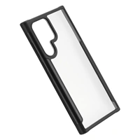 Hama Metallic Frame, kryt pre Samsung Galaxy S23 Ultra, priehľadný/čierny