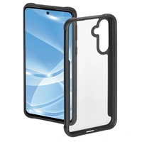 Hama Metallic Frame, kryt pre Samsung Galaxy A54 5G, priehľadný/čierny