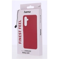 Hama Finest Feel, kryt pre Samsung Galaxy A34 5G, červený