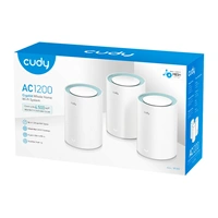 Cudy AC1200 Wi-Fi Mesh systém Gigabit, set 3 ks (M1300(3-Pack))