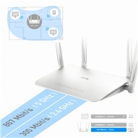 Cudy AC1200 Wi-Fi Mesh Gigabit router (WR1300)