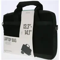 Hama Velvet, taška na notebook, 34-36 cm (13,3"-14,1"), zamatový materiál, čierna