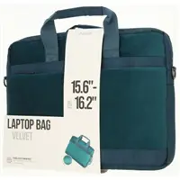 Hama Velvet, taška na notebook, 40-41 cm (15,6"-16,2"), zamatový materiál, petrolejová