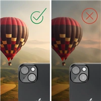Hama ochrann sklo fotoapartu pre Apple iPhone 15/15 Plus, priehadn