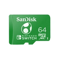 SanDisk Nintendo Switch micro SDXC, Yosi Edition 64 GB 100 MB/s A1 C10 V30 UHS-1 U3