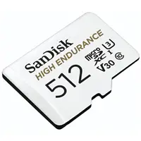 SanDisk HIGH ENDURANCE microSDHC Card 512 GB, s adaptérom