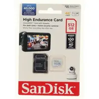 SanDisk HIGH ENDURANCE microSDHC Card 512 GB, s adaptérom