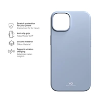 White Diamonds Urban Case, kryt pre Apple iPhone 14, bledomodrý