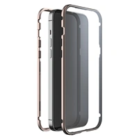 White Diamonds 360° Glass, kryt pre Apple iPhone 14 Plus, priehľadný/ružové zlato