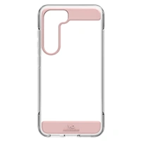 White Diamonds Air Protection, kryt pre Samsung Galaxy S23, priehľadný/ružový