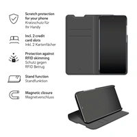 Black Rock The Classic Booklet, puzdro-knižka pre Samsung Galaxy A14/ A14 5G, čierne