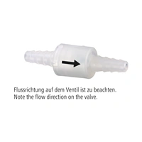 Xavax ventil zabraňujúci spätnému chodu vody, pre práčky/sušičky, vrátane 2 spôn/objímok