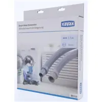 Xavax predlžovacia odtoková hadica pre pračku, umývačku, flexibilná, 2,5 m, balená v krabičke