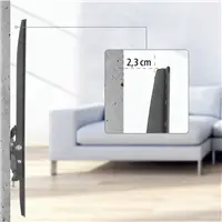 Hama nástenný držiak TV, fixný, 400x400