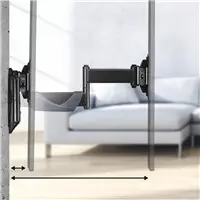 Hama nástenný držiak TV, 100x100, pohyblivý (2 ramená)