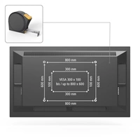 Hama nástenný držiak TV XL, pohyblivý, 800x600, biely/čierny