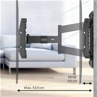 Hama nástenný držiak TV až 120", 800x600, pohyblivý, 100 kg