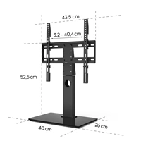 Hama stolný TV stojan, nastaviteľný, 400x400