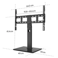 Hama stolný TV stojan, nastaviteľný, 600x400