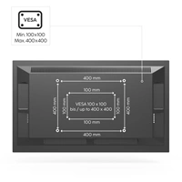 Hama podlahový TV stojan, nastaviteľný, 400x400