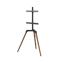 Hama podlahový TV stojan Real Wood, 400x400, drevo